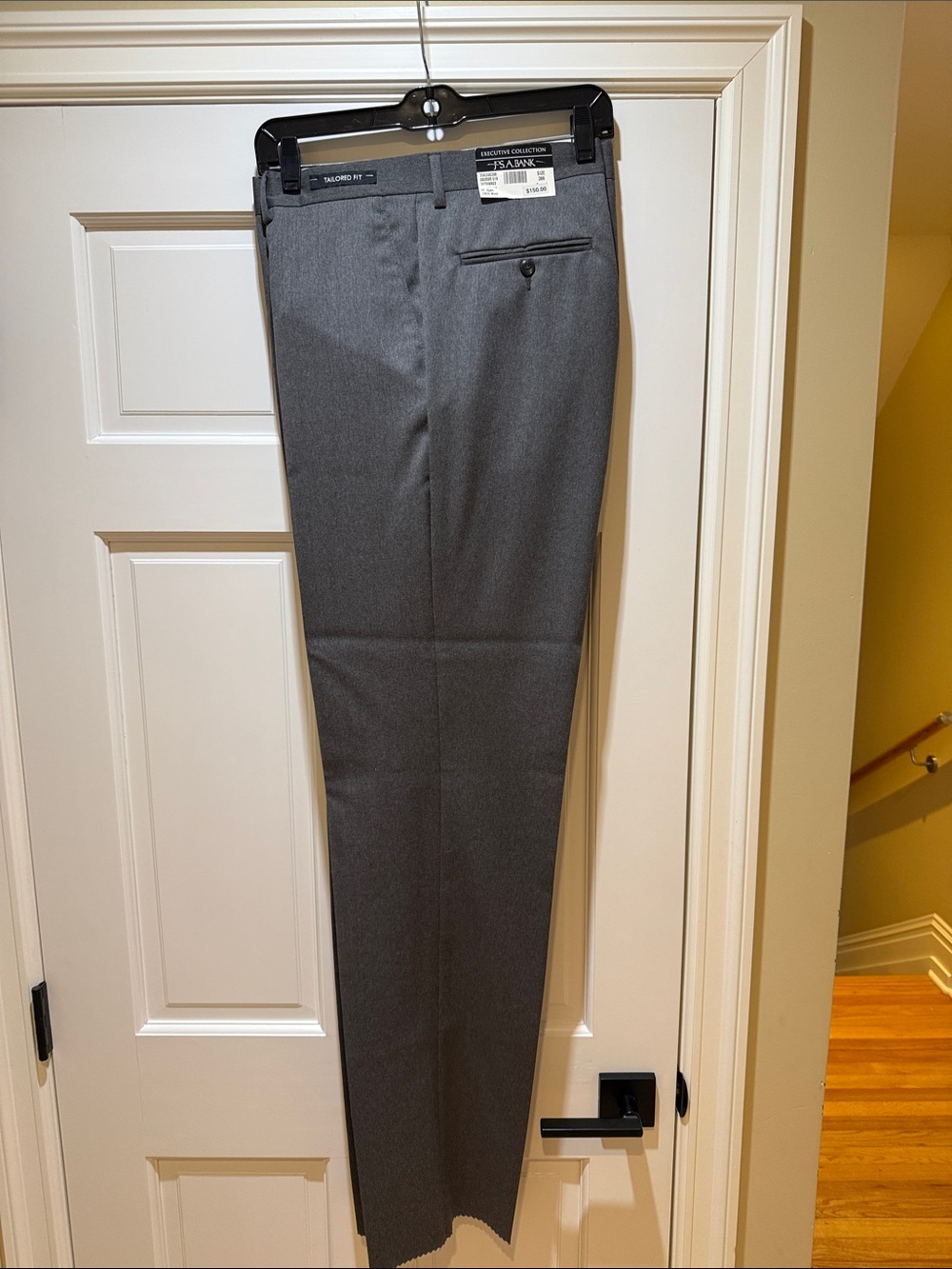 Jos. A. Bank Charcoal Gray Dress Pants - Flat Front